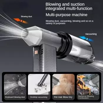 Бесщеточный мощный пылесос и пылеуловитель можно использовать для уборки снега и других целей в автомобилях, домах и на открытом воздухе.