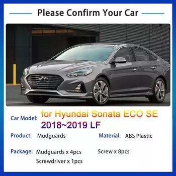 Брызговик для Hyundai Sonata 2018 ~ LF, защита от брызг, брызговики, крыло, переднее и заднее колесо, автомобильный Стайлинг, 4 шт.