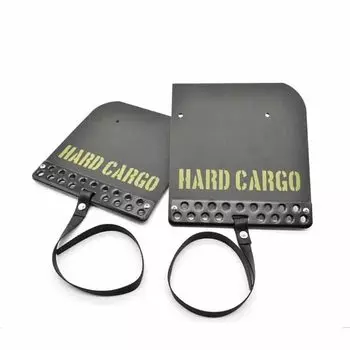 Брызговик для легкого фургона Suzuki Hard Cargo, цвет каждого фургона черный анодированный x логотип хаки, оливковый, текущий, брызговик, комплект из левого и правого брызговиков, комплект для каждого чёрный