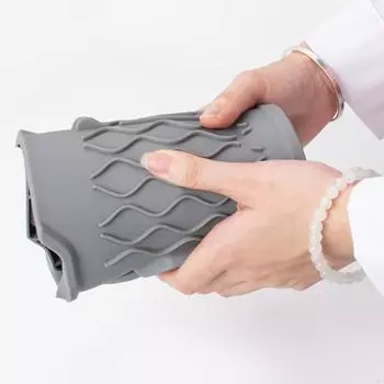 Брызговик для смесителя Складной брызгозащищенный наклон Легкий дренаж Предотвращение разлива Брызговик Для кухни Ванная комната Смеситель Поддон для сбора капель Сливная подставка для крана серый