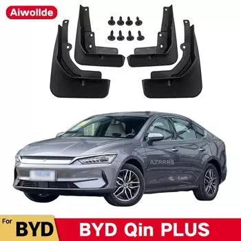 Брызговики для BYD Qin PLUS EV 2022 2023, брызговики, передние и задние колеса, крылья, автомобильные аксессуары For BYD Qin