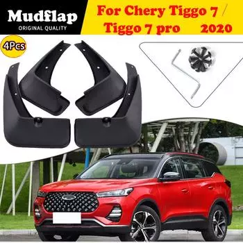 Брызговики для Chery Tiggo 7 Pro Max 2023 2022, 4 шт., передние и задние крылья, брызговики, высокое качество, защита от брызг автомобиля CheryTiggo 7 Pro