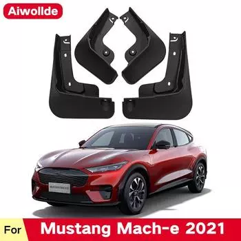 Брызговики для Ford Mustang Mach e Mach-e 2022, брызговики для крыльев, передние и задние брызговики автомобиля Mustang Mach e