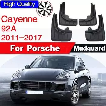 Брызговики для Porsche Cayenne 92A 2011~2017 2012 2013 2014 2015 2016 Автомобильные аксессуары Брызговик Крыло Автозапчасти
