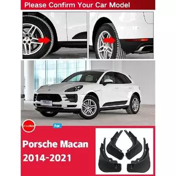 Брызговики для Porsche Macan 2014-2022, брызговики для крыльев, передние и задние брызговики автомобиля Porsche Macan