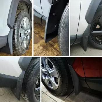 Брызговики для Toyota RAV4 2020, автомобильные брызговики, комплекты крыльев, передние и задние брызговики, замена автомобильных аксессуаров без ошибок чёрный