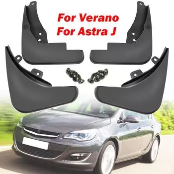 Брызговики для Vauxhall Opel Astra J Buick Verano 2010-2016, защитные брызговики, брызговики 2010 2011 2012 2013 2014 2015 чёрный