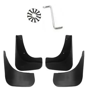 Брызговики для Volkswagen VW Caddy 2004-2010 Fender, передние и задние брызговики, защита от брызг автомобиля чёрный