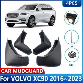 Брызговики для Volvo XC90, аксессуары 2023 2022 2018 ~ 2016 MK2, передние брызговики, брызговики для крыла, автомобильные брызговики