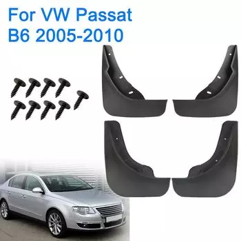 Брызговики для VW Passat B6 2005-2010, автомобильные брызговики, 4 шт., передние и задние крылья чёрный