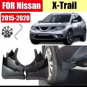 Брызговики для X-Trail Крылья Fender X Trail Брызговик Брызговик Крылья Автомобильные аксессуары auto styline Передние Задние 4 ШТ. темно серый