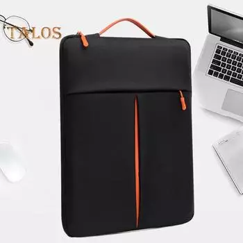 Брызгозащищенный чехол для ноутбука, чехол для ноутбука с ручкой, мягкая подкладка, водонепроницаемая универсальная сумка для хранения ноутбука 12Inch серый