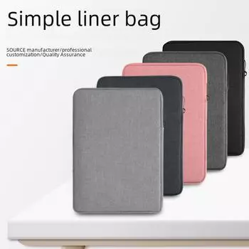 Брызгозащищенный ударопрочный чехол из толстого бархата для ноутбука и планшета 6 inches тёмно-синий