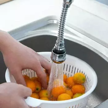 Брызгозащищенный удлинитель для смесителя, кухонный бытовой кран, душ, водосберегающий вращающийся фильтр, насадка