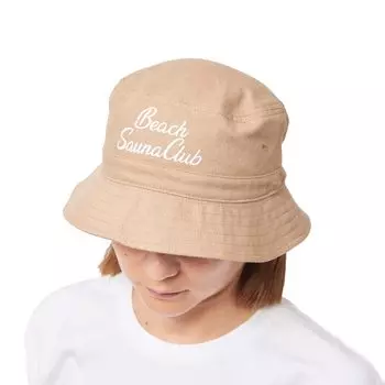 BSC DAILY Шапка-баня, шляпа-ведро, профилактика приливов, стильная шапка-баня, унисекс, подарок, подарок [H Tokyo] SA”TTO (бежевый) бежевый
