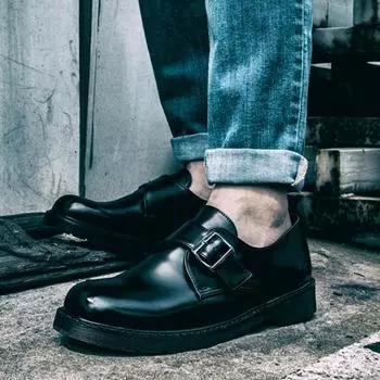 BSC T by Clash 675 Basic Туфли-монки с ремешком, увеличивающие рост Lucy Black-Basic 230