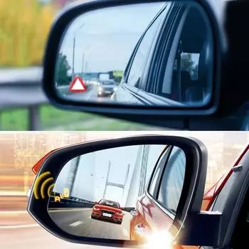 BSD Blind Spot Light Система обнаружения слепых зон автомобиля Безопасность вождения Радар для смены полосы движения Система помощи при парковке Предупреждающий световой сигнал автомобиля Сигнализация красный
