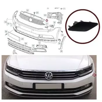 BSP1019-1 Крышка омывателя фар левая 3G0807937 для VW Passat B8 3G 2015-2019
