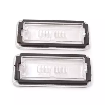 BSP1119-1 2 шт. задняя лампа для номерного знака крышка объектива 51800482 для Fiat Abarth 500 500C Linea