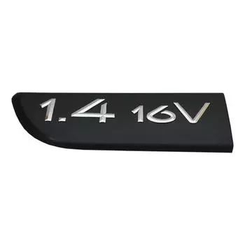 BSP564-1 черный 1,4 16V Эмблема значка 8200209128 слева для Renault Megane MK2 Scenic MK2