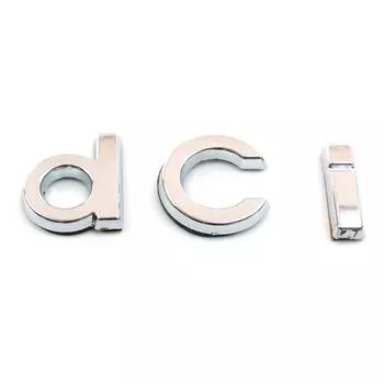 BSP583 Хромированная эмблема dci с монограммой для Renault Megane MK3 Clio MK4 Duster