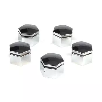 BSP633 5 шт. болт колеса автомобиля крышка винта 1008208 серебристый пластиковый колпачок для Vauxhall Opel GM 21,40 мм * 22 мм