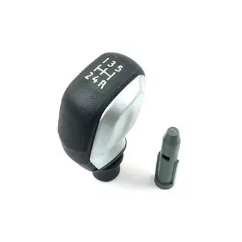 BSP980 ручная Шестерня 5-ступенчатая ручка переключения передач Стайлинг головы матовое серебро 96738471VV для Peugeot Citroen