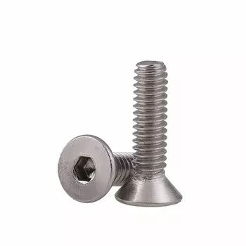 BSW шестигранный гнездо с потайной головкой и плоской головкой, болты с шестигранной головкой британского стандарта 1/4 -20 5/16 -18 3/8 -16 304 A2 нержавеющая сталь 5/8