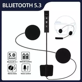 BT11 Plus Мотоциклетный шлем Гарнитура Bluetooth5.3 Беспроводной динамик для езды Стереонаушники Поддержка автоматического ответа Громкая связь Вызов