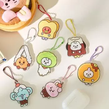 BT21 Акриловый брелок для ключей «Пекарня» CHIMMY