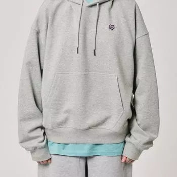 BT21 BASIC TOGETHER толстовка с капюшоном меланж серый (M-L) M