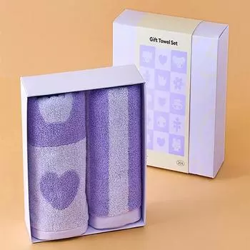 BT21 Базовый подарочный набор полотенец из 2 предметов