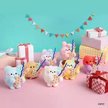 Брелок для ключей в виде куклы BT21 minini, вер. CHIMMY
