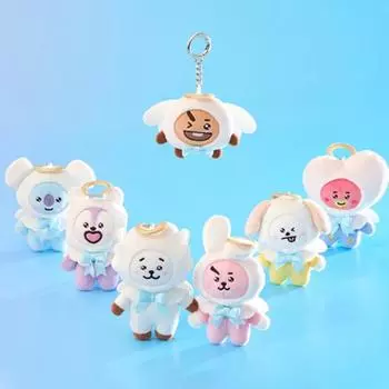 Брелок для плюшевой куклы BT21 Angel and Villain Angel (7 вариантов) TATA