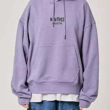 BT21 CITY EDITION ТОЛСТОВКА С КАПЮШОНОМ NY PURPLE (M-L) M
