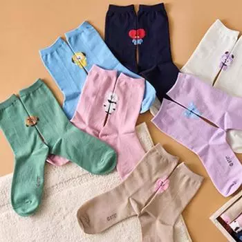 BT21 Цветные носки повседневная базовая серия CHIMMY