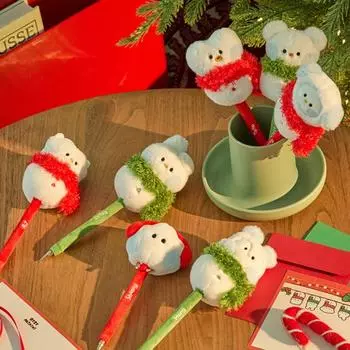 BT21 Гелевая ручка Mini Minini Petit Holiday Snowman Doll (7 вариантов персонажей) CHIMMY