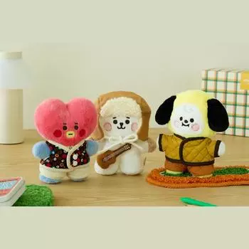 BT21 Костровый шкаф для плюшевой куклы Quilted Jacket