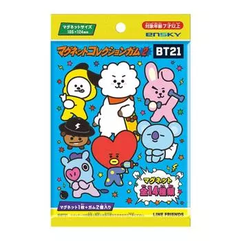 BT21 Магнитная коллекция Жевательная резинка 2 14 штук Конфеты Игрушка/Жевательная резинка (BT21)