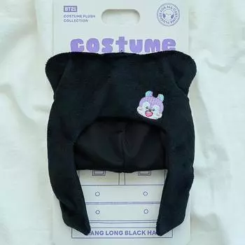 BT21 MANG BASIC Closet Длинная черная шляпа