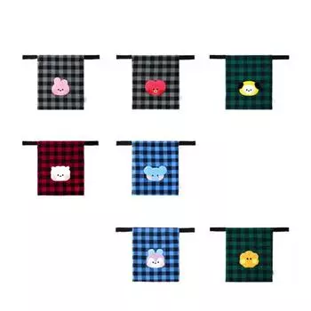 BT21 Minini Basic Check String Pouch 1 шт. P000DYUI - COOKY