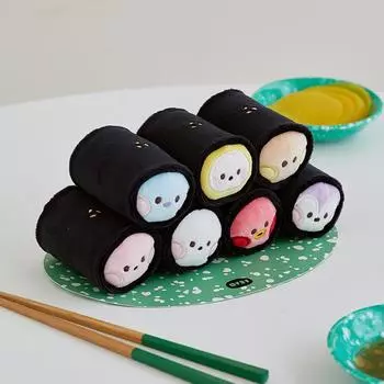 BT21 Minini BUNSIK Набор кукол Кимбап