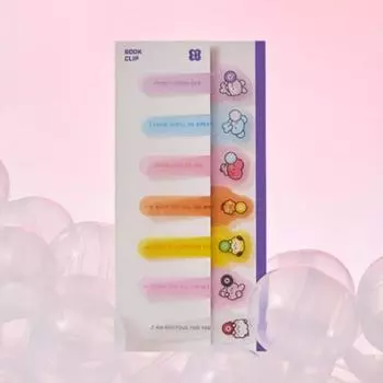BT21 Minini Lucky Gacha Зажим для закладок, набор из 7 предметов 7 SET