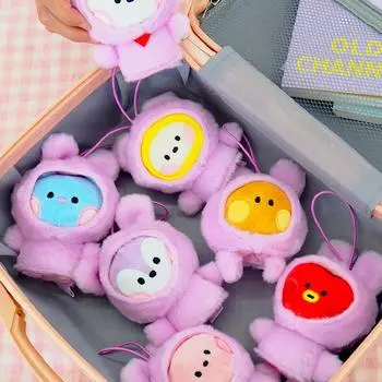 BT21 Минини пальчиковая кукла (КОЯ, Р.Дж., ШУКИ, МАН, ЧИММИ, ТАТА, КУКИ)