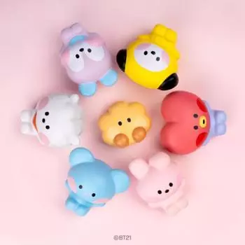 BT21 Minini Squishy Mini Мягкая игрушка-фигурка, 7 дизайнов (8 вариантов) RJ