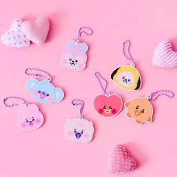 BT21 Новорожденный ребенок линзовидные брелоки (7 вариантов) KOYA