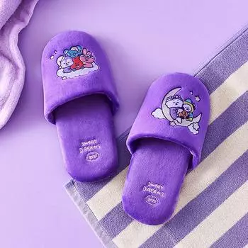 BT21 Новые базовые домашние тапочки Sweet Dream