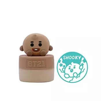 BT21 Официальный штамп с изображением фигуры Штамп с изображением фигуры Резиновый штамп Офисные принадлежности Печать Принадлежности Канцелярские товары Милый (SHOOKY)