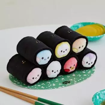 BT21 Персонаж мини BUNSIK Edition GIMBAP Мягкий набор