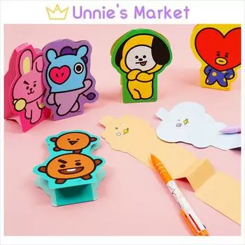 BT21 Постоянная открытка с поздравлениями + Бесплатный подарок